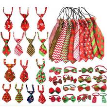 (120pc/lot ) Christmas Holiday Pet Dog puppy Tie Bow Ties Cat Neckties Dog Grooming Supplies for small middle big dog Y901 2024 - buy cheap