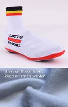 WINTER FLEECE THERMAL 2019 LOTTO SOUDAL TEAM Cycling Shoe Cover Sneaker Overshoes Lycra Road Bicycle Bike MTB Cycling Shoe Cover 2024 - buy cheap