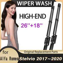 for Alfa Romeo Stelvio 2017~2020 2018 2019 Tipo 949 SUV Car Wiper Blades Front Windscreen Windshield Wipers Car Accessories 2024 - buy cheap
