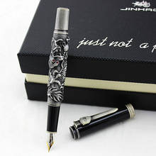 JINHAO Gold Dragon metal Fountain pen executive office stationery supplies luxury writing ink gift pens for art collection 2024 - buy cheap