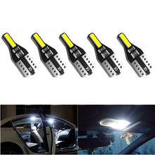 5Pcs W5W T10 LED Canbus Light Bulbs for touran w211 a4 b6 ford fiesta focus mondeo bmw e30 renault megane 2 bmw f10 e87 2024 - buy cheap