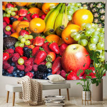 Tapiz decorativo de arte para el hogar, hermosa fruta, escena psicodélica, hoja decorativa de Mandala Hippie Bohemia, esterilla de yoga, manta para sofá 2024 - compra barato