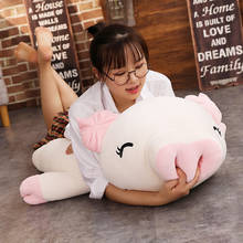 Lovely Soft Down Cotton Pig Plush Doll Stuffed Pink Pig Doll Baby Software Pillow Gift for Girlfriend 1pc 40-100CM 2024 - buy cheap