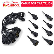 8 pcs/lot OBD2 Cables for Car/Trucks Diagnostic tool connect cable for Trucks OBD 2 cables for car diagnostic tool 2024 - купить недорого