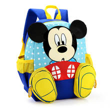 Student Burden Backpack Minnie Mickey Cartoon bag disney Boy Girl Kindergarten Primary School Bag  Plush Backpack for Kids gift 2024 - buy cheap
