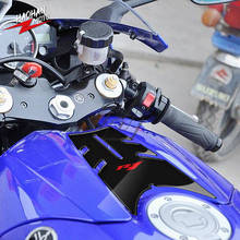 Cubierta frontal para tanque de combustible de Gas, almohadilla protectora 3D de aspecto de carbono para Yamaha YZF-R1 R1 2004-2006 2024 - compra barato