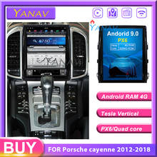Car stereo car multimedia DVD player For-Porsche cayenne 2012-2018 car radio Android Tesla Vertical Screen car GPS navigation 2024 - buy cheap