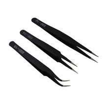 VETUS ESD-12 ESD-14 ESD-15 Metal Non-magnetic Stainless Steel Anti-static Tweezers ESD Plier for Jewelry ICs SMD SMT 2024 - buy cheap