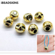 New arrival!16mm 100pcs UV Gold color Slippery Ball shape beads for Headdress accessories Earrings parts,hand Made Jewelry DIY 2024 - buy cheap