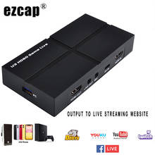 Ezcap 263 U3 1080P 60 AV HDMI To USB 3.0 Video Capture Card Phone PC Game Recording Live Streaming Device Micphone In Audio Out 2024 - buy cheap