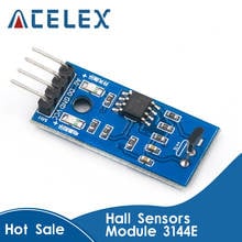 Hall Sensors Module 3144E 4pin Hall Switch Speed Magnetic Swiches Speed Counting Sensor Module For Arduino Smart Car 2024 - buy cheap