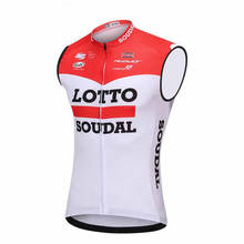 Lotto team Cycling Jersey 2019 Pro Team Sleeveless Cycling Clothing Bicycle Clothes 100%Polyester MTB Bike maillot Ropa Ciclismo 2024 - buy cheap