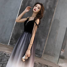 Beauty V-Neck A-Line Sleeveless Chiffon Backless Elegant Sexy Party Long Formal Dresses Evening Gown 2024 - buy cheap