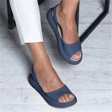 Women Flat summer Sandals woman Peep Toe Female PU Fashion Summer shoes 2021 NEW Comfortable plus size Shoes Women 2024 - buy cheap