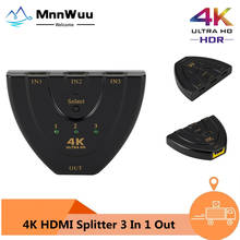 4k * 2k 3d mini 3 portas hdmi-interruptor compatível 1.4b 4k switcher splitter 1080p 3 em 1 fora hub do porto para dvd hdtv xbox ps3 ps4 2024 - compre barato