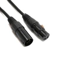 Dmx adaptador de 5 pinos dmx macho para 3 pinos xlr cabo fêmea conversor fio de chumbo 2024 - compre barato