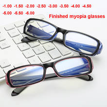 Finished Myopia Glasses Women Men Short Sighted Eyewear Optical Prescription Spectacles   -1 -1.5 -2 -2.5 -3 -3.5 -4 -4.5 -5 -6 2024 - buy cheap