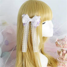 Cute Lolita Girl Bowknot Hair Clip Lolita girl Side Clip Hairpin Headdress D319 2024 - buy cheap