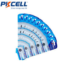 PKCELL-pilas de botón de 3V para reloj electrónico, pilas de botón de litio CR1216, 50/10 paquetes 2024 - compra barato