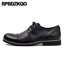 Runway High Quality Genuine Leather Italy British Style Formal Retro Men Dress Italian Shoes Oxfords Brand Work Real European 2024 - buy cheap