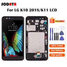 Pantalla LCD táctil de 5,3 pulgadas para LG K10, 2018, K11, K10, 2018, K30, con montaje de digitalizador y Marco, envío gratuito 2024 - compra barato