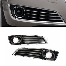 Para audi a8 d5 d4 2011-2014 luz de nevoeiro grills esquerda & direita lâmpada de nevoeiro do carro grills em corridas abs substituição 2024 - compre barato