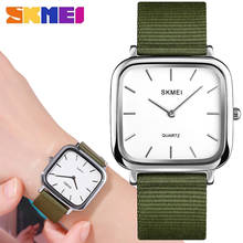 SKMEI-relojes de movimiento japonés para mujer, pulsera de cuarzo Simple, informal, femenino, verde, naranja, amarillo 2024 - compra barato
