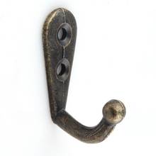 AsyPets 1pc Antique Bronze Wall Hooks Hanger for Clothes Coat Hat Bags Towel Home Decor 2024 - buy cheap