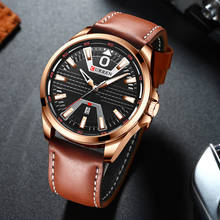 New Men Watches Fashion Leather Strap Quartz Business Watch Waterproof Calendar Male Clock Sport Relogio Masculino Drop Shipping 2024 - buy cheap
