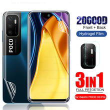 Front Back Hydrogel Film for Pocophone Poco M3 Pro Screen Protectors Not Glass On Little Poko Poxo M 3 Pro M3Pro 5G Camera Glass 2024 - buy cheap