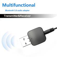 Portable USB Bluetooth Audio Receiver Transmitter 2-in-1 AUX 5.0 Bluetooth Adapter For Headphone, Smartphone, Mp3 Player, CD,etc 2024 - buy cheap