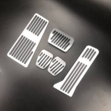 Almohadilla de pedales de aleación de aluminio para coche, accesorio para Mazda 3, Mazda 6, 2014, 2015, CX-5, CX-8, Axela, Atenza AT/MT, pegatinas para reposapiés 2024 - compra barato