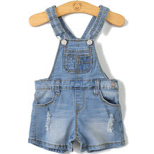 Детский джинсовый комбинезон Chumhey, летние джинсовые шорты для мальчиков и девочек, детские комбинезоны для малышей, детская одежда, комбинезон для малышей, детская одежда 2024 - купить недорого