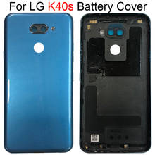 For LG K40S Back Battery Cover Rear Door housing Case For LG LMX430HM, LM-X430 battery cover door For K40s Back Housing 2024 - buy cheap