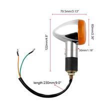 Luces de señal de giro ámbar para motocicleta, lámpara trasera Universal de 12V para Honda Shadow Rebal CB VT VTX GL 1300 1800 Cruiser, 2 uds. 2024 - compra barato