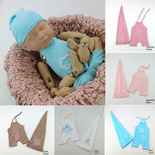 Listo para nave 3 unids/set DIY traje de bebé recién nacido traje de ropa de chica ropa de bebé foto para accesorios de fotografía 2024 - compra barato