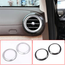 For Mercedes Benz E Class W213 2016-2018 Car-Styling ABS Chrome Dashboard Side Air Conditioning Vent Ring Cover Trim Parts 2024 - buy cheap