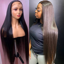 Wigirl 28 30 inch 13x4 Lace Wigs Pre Plucked Brazilian Human Hair Wigs Bone Straight Remy 4x4 Lace Closure Wig For Black Women 2024 - buy cheap