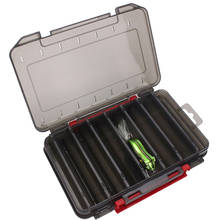 Fishing Box 12 14 compartments Fishing Accessories lure Hook Boxes storage Double Sided High Strength Fishing Tackle Box 2024 - buy cheap