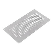 Stainless Steel 23 x 12.5 cm / 9 x 5 inch Air Vent Louvre Ventilation Grill Plate, Boat Yacht Deck Hardware 2024 - buy cheap