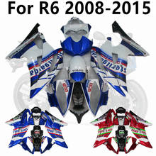 For YAMAHA R6 2008-2015 Full Fairing Kit  Motorcycle Blue Letters YZF600 08-09-10-11-12-13-14-15 ABS Bodywork Cowling 2024 - buy cheap