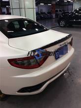 Для Maserati GranTurismo GT 2 двери сундучок 2006-2011 углеродного волокна задний спойлер на крыло, крышу багажник губы загрузки покрытие автомобиля для укладки 2024 - купить недорого