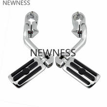 Chrome 32MM 1-1/4 Motorcycle Highway Engine Guard Footpegs Pedal Footrest Foot Peg Mount For Harley Touring Dyna Sportster 2024 - buy cheap