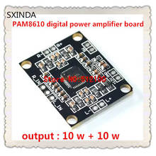 10PCS PAM8610 digital power amplifier board 2 x15w dual channel stereo mini class D power amplifier board 2024 - buy cheap