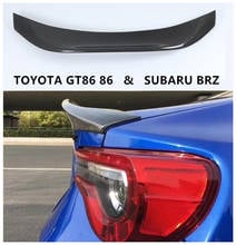 Carbon Fiber Spoiler For Toyota GT86 86 & For SUBARU BRZ 2012 2013 2014 2015 2016 2017 2018 High Quality Wing Lip Spoilers 2024 - buy cheap