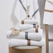 Star Hotel-toallas de baño de algodón de secado rápido, juego de toalla suave de lujo 100% de algodón, toalla de cara/baño, Juego de 2 piezas 2024 - compra barato