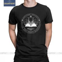 Miskatonic Sigil Call Of Cthulhu Man T Shirts Miskatonic Lovecraft Arkham Cotton Short Sleeves Tees Crew Neck T-Shirt Tops 2024 - buy cheap