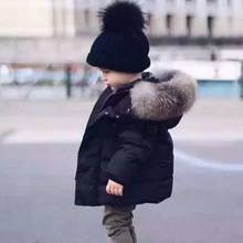 New Boy Winter Jacket Baby Hooded Thickness  Kids Coats  12M-7 Old size  Autumn Winter  9WBT002 2024 - buy cheap