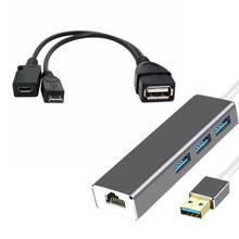ONLENY-adaptador Ethernet LAN HUB USB 3 + Cable USB OTG Para Fire Stick de segunda generación o Fire TV3 TV Stick 1080P (full-hd), no incluido 2024 - compra barato