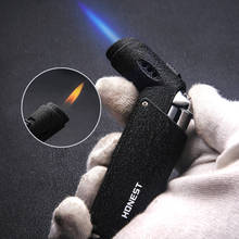 New Portable Spray Gun Metal Jet Torch Lighter Turbine Outdoor Lighter Free Fire Windproof Pipe Cigar Lighter 1300 C NO GAS 2024 - buy cheap